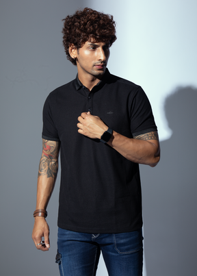 Bezons-Co Half Sleeve Polo T-shirt For Men