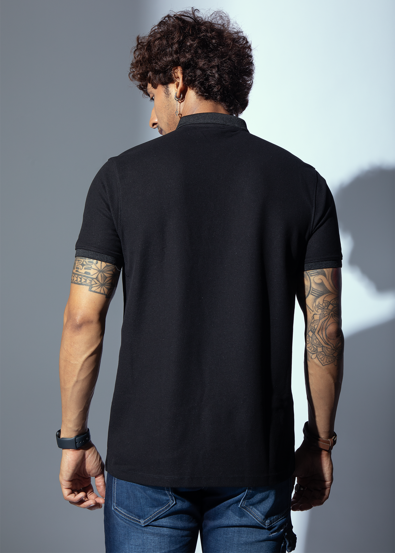 Bezons-Co Half Sleeve Polo T-shirt For Men