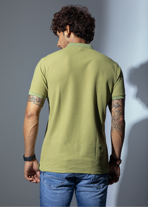 Bezons-Co Half Sleeve Polo T-shirt For Men