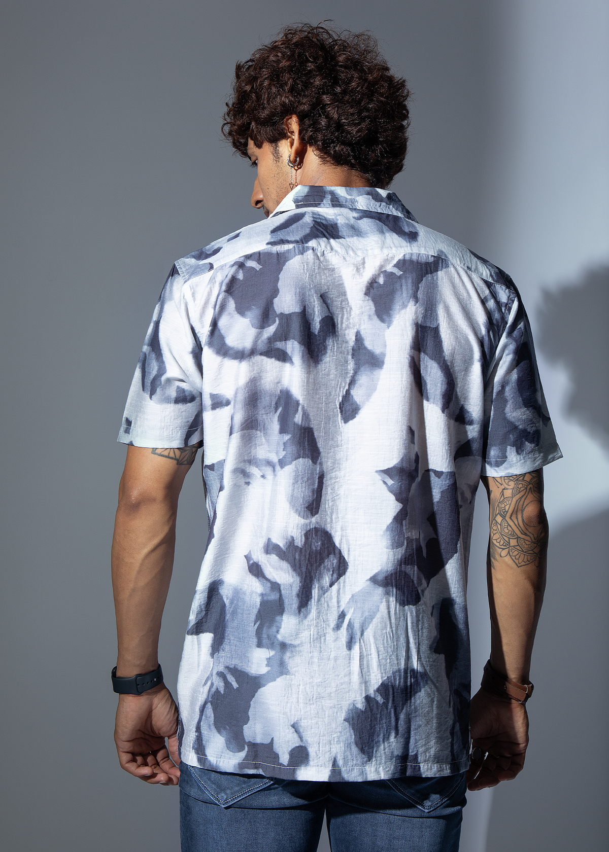 Phenix Half Sleeve Graphic Printed Shirt For Men