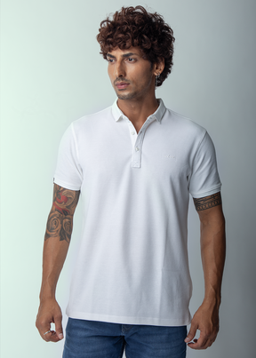 Bezons-Co Half Sleeve Polo T-shirt For Men