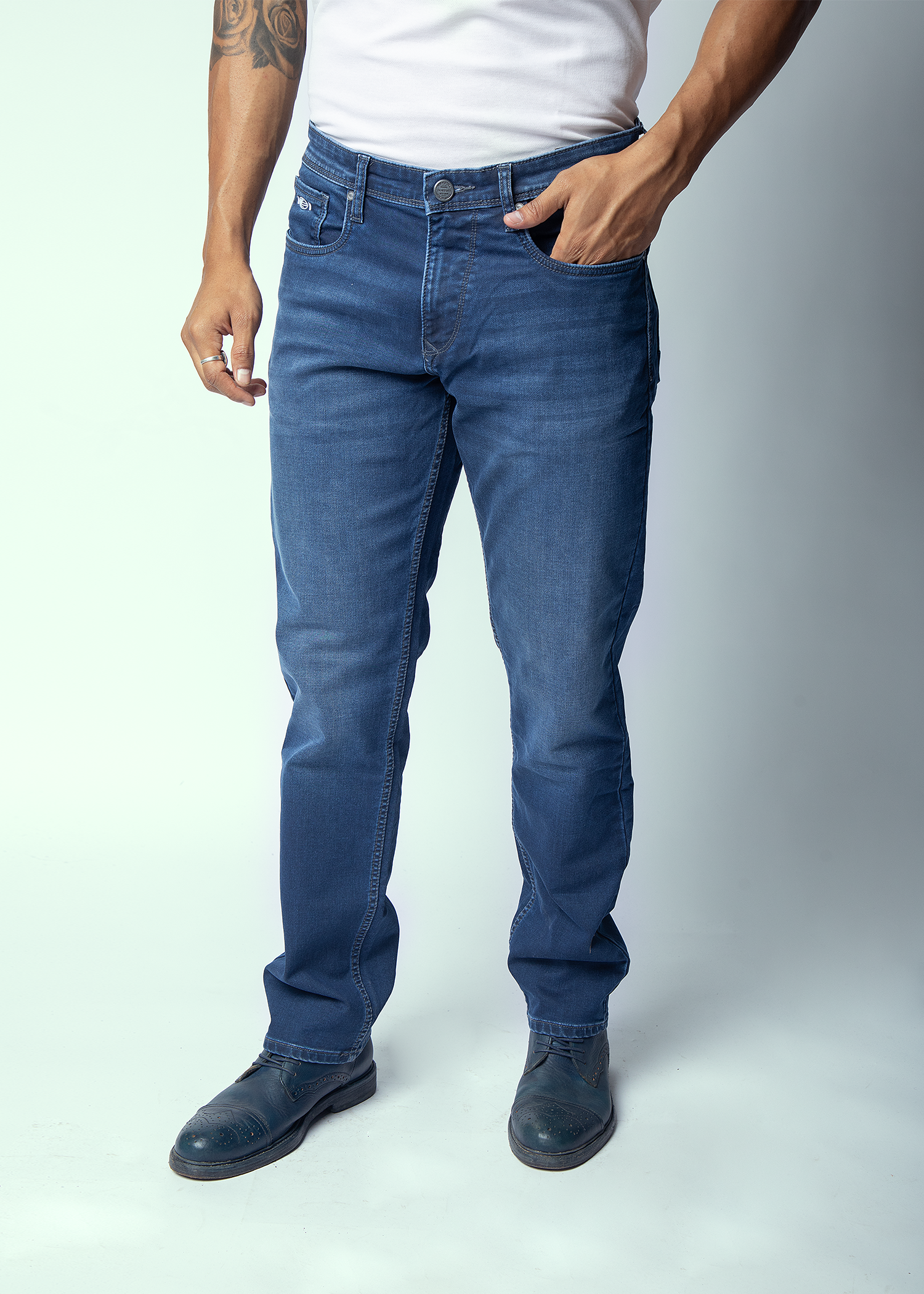 Frikto Straight Fit Jeans For Men