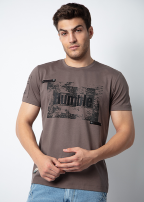 Humble Graphic Printed T-shirt For Men