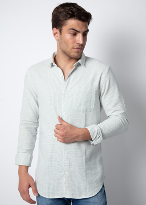 Delusion Full Sleeve Solid Shirt For Men