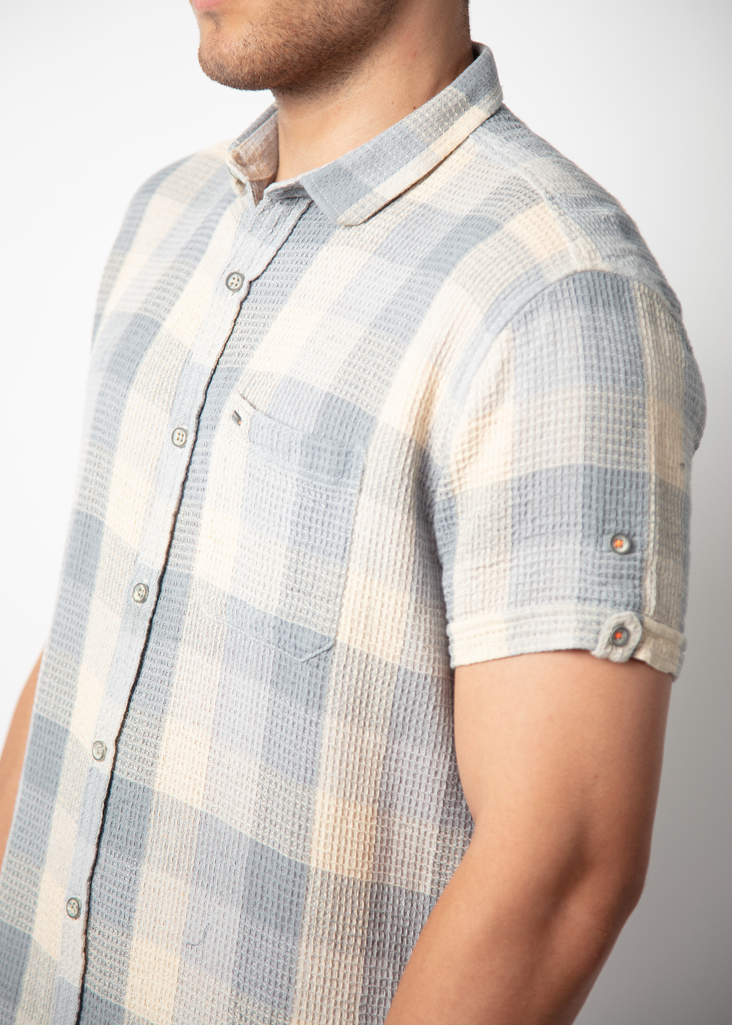 Altena Half Sleeve Checked Shirt For Men