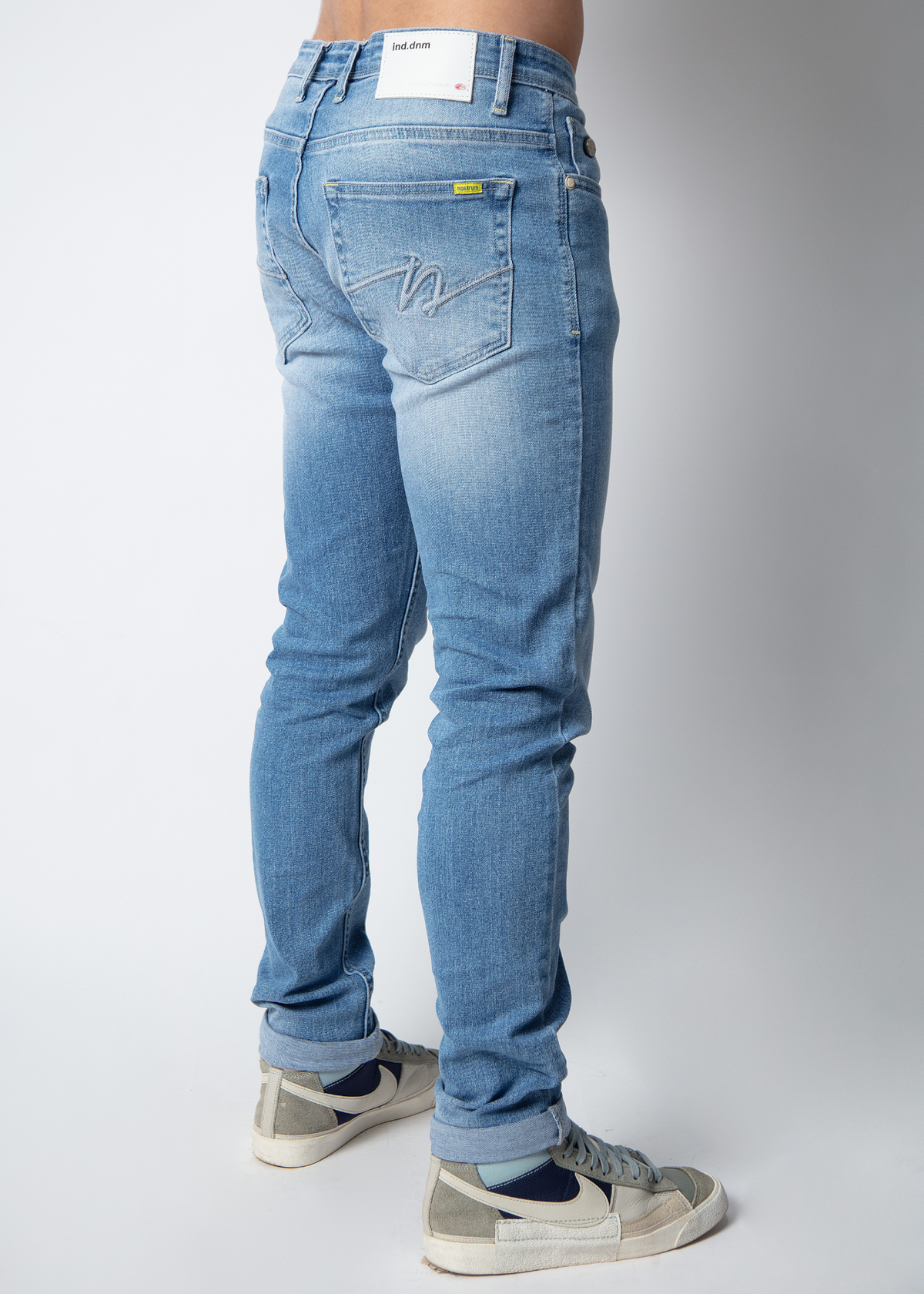 Breton Slim Fit Denim Jeans For Men