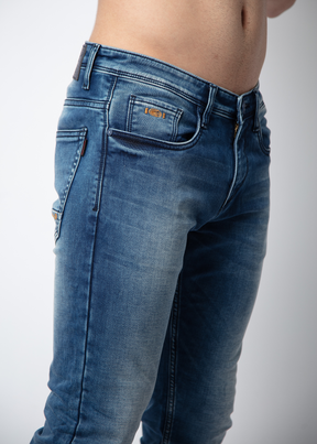 Liborn Slim Fit Denim Jeans For Men