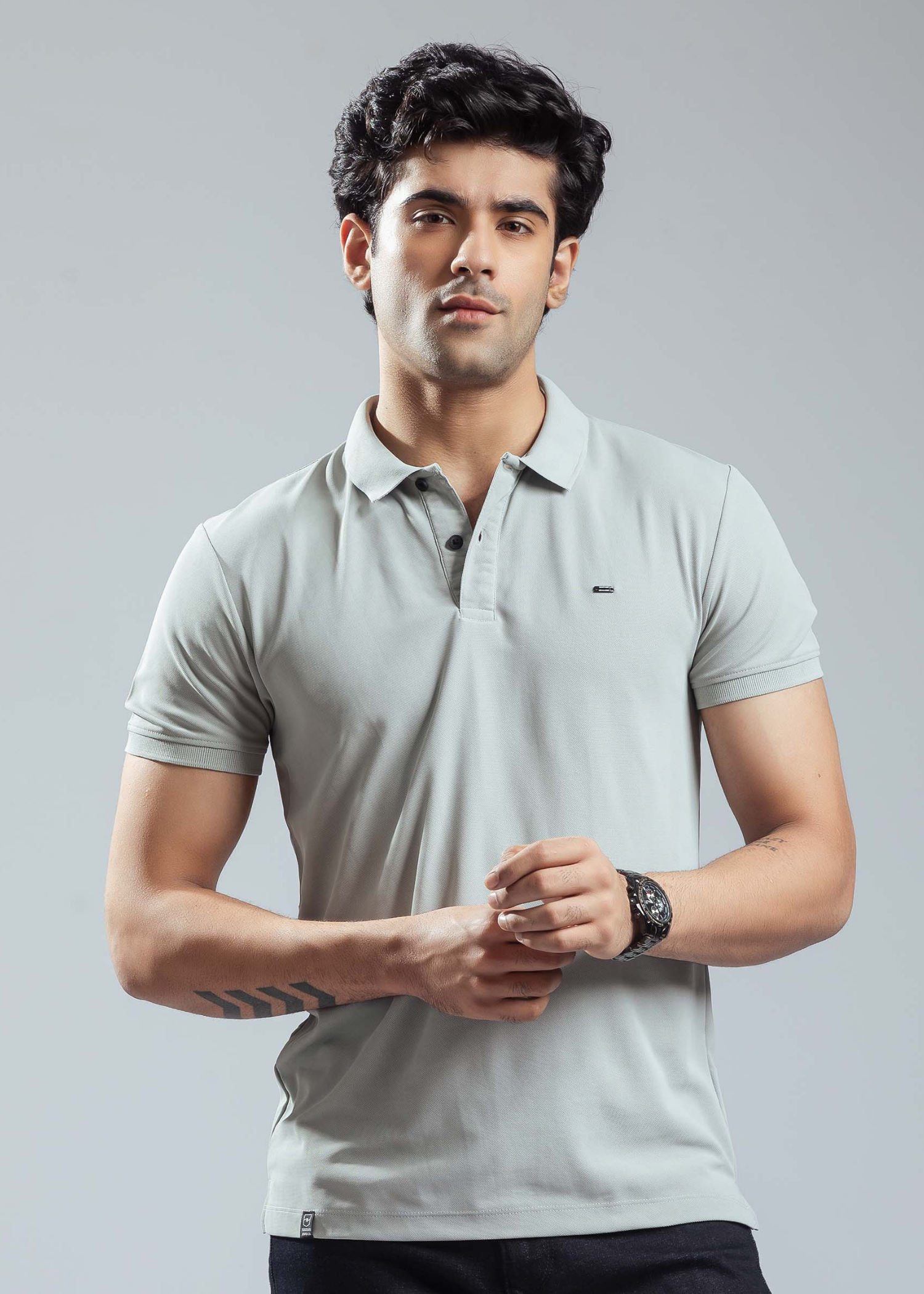 Cherry Half Sleeve Polo T-shirt For Men