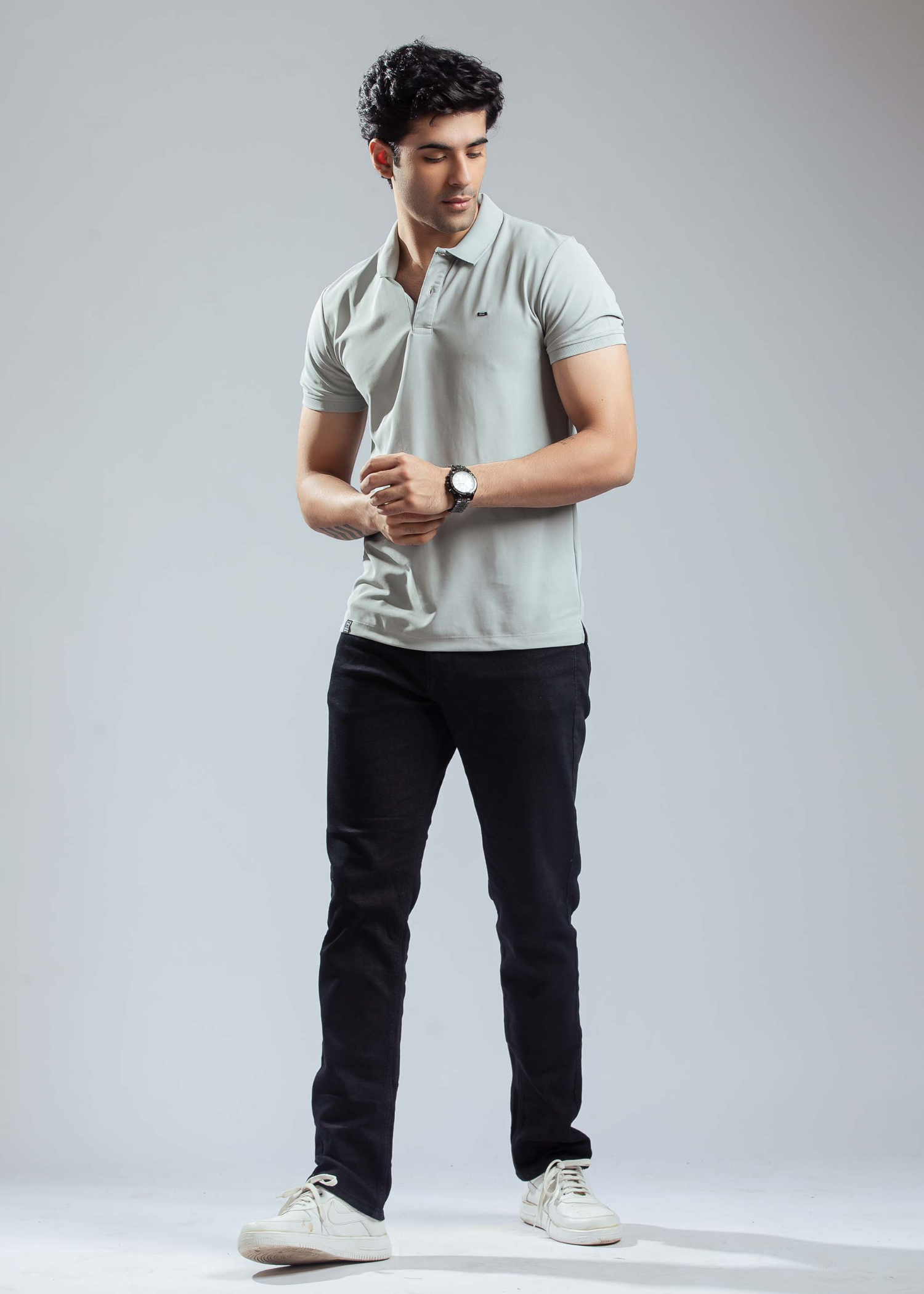 Cherry Half Sleeve Polo T-shirt For Men