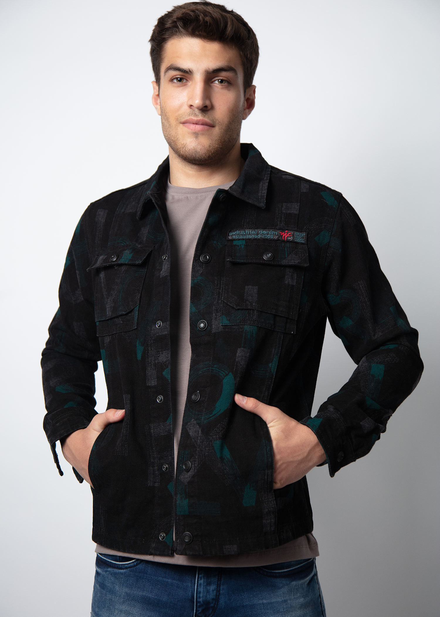 Atomic Denim Jacket For Men