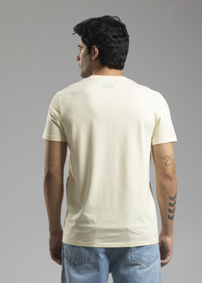 Fortified Round Neck Half Sleeve Graphic Printed T-shirt For Men - Nostrum