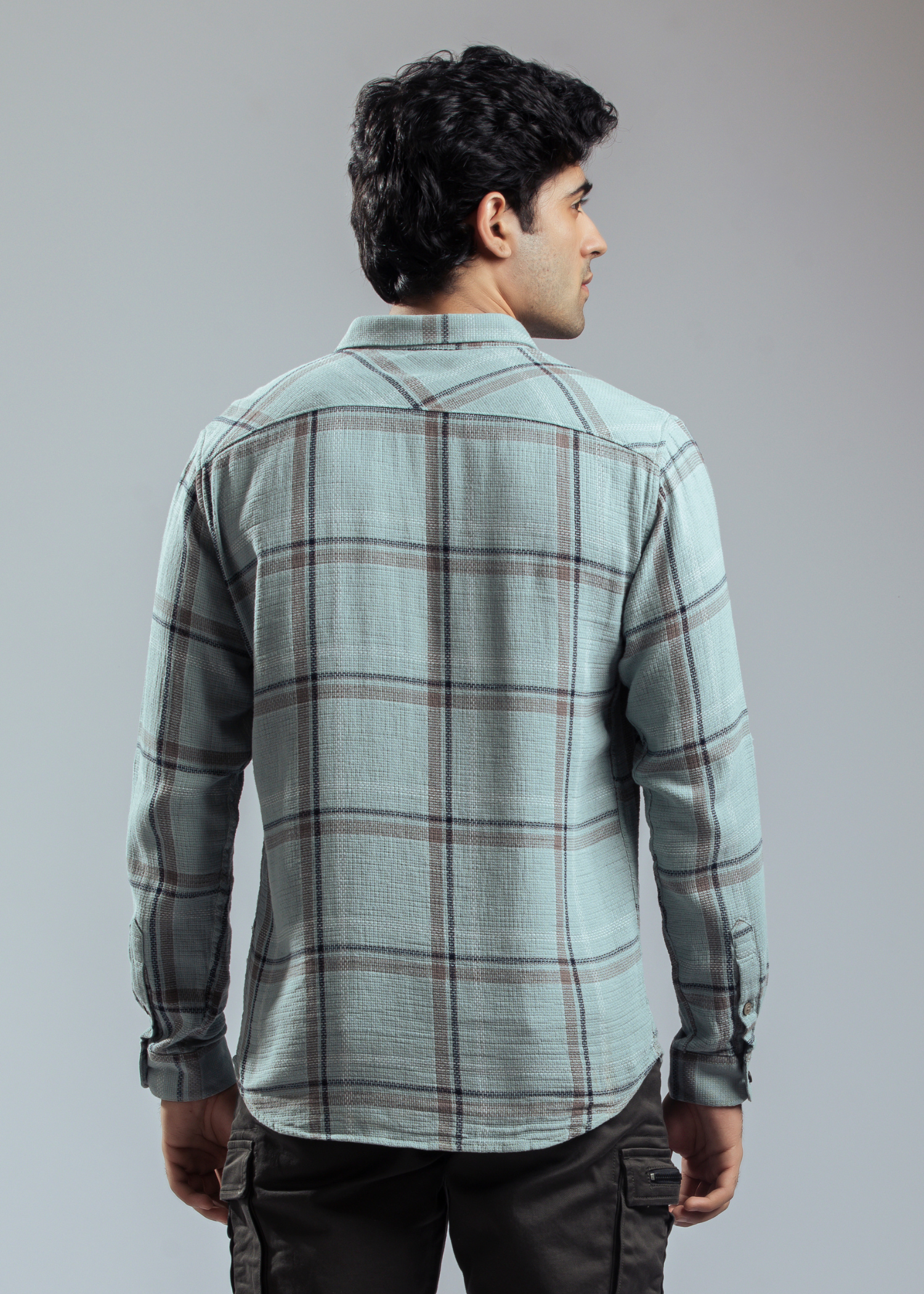 Arcane Full Sleeve Checked Casual Shirt For Men