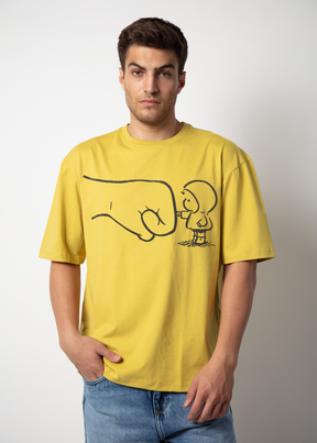 Fightback Graphic Printed Oversized T-shirt For Men