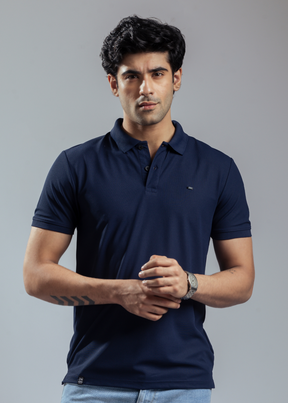 Cherry Half Sleeve Polo T-shirt For Men