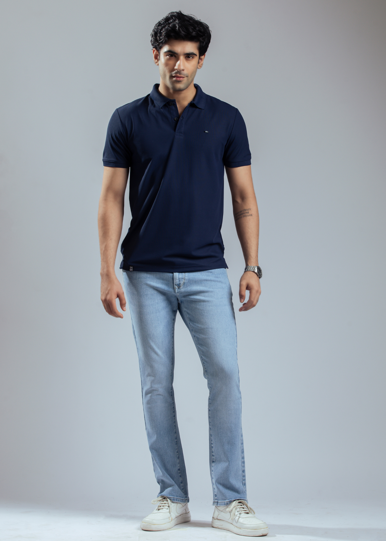 Cherry Mustard Half Sleeve Polo T-shirt For Mens