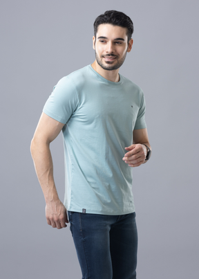 Arch Solid Half Sleeve T-shirt For Men