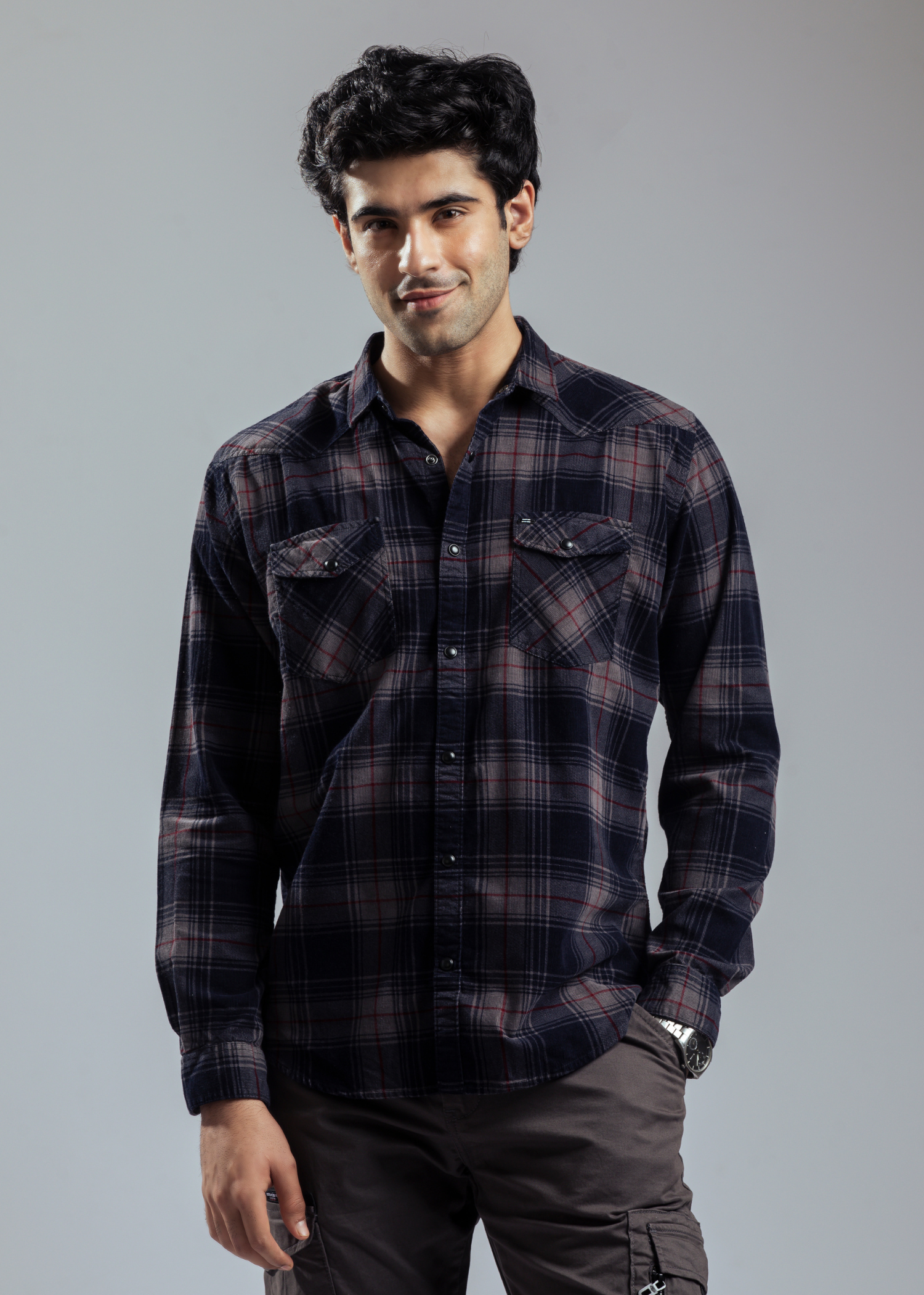 Orlanto Full Sleeve Checked Casual Shirt For Men