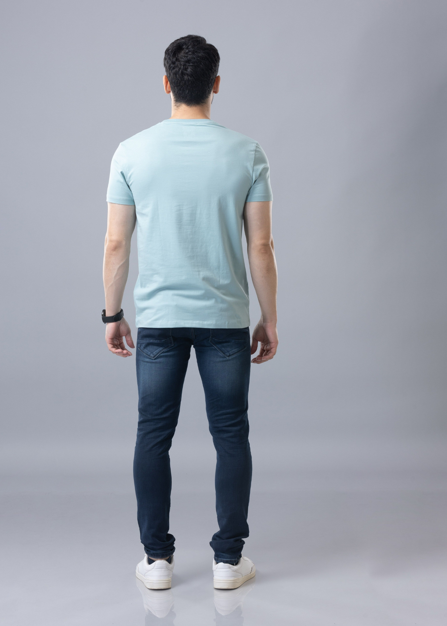 Arch Solid Half Sleeve T-shirt For Men