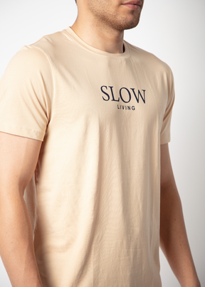 Slow Graphic Printed T-shirt For Men