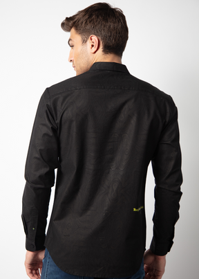 Pardon Full Sleeve Solid Shirt For Men