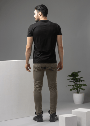 Arch Solid Half Sleeve T-shirt For Men