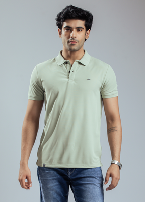 Cherry Half Sleeve Polo T-shirt For Men