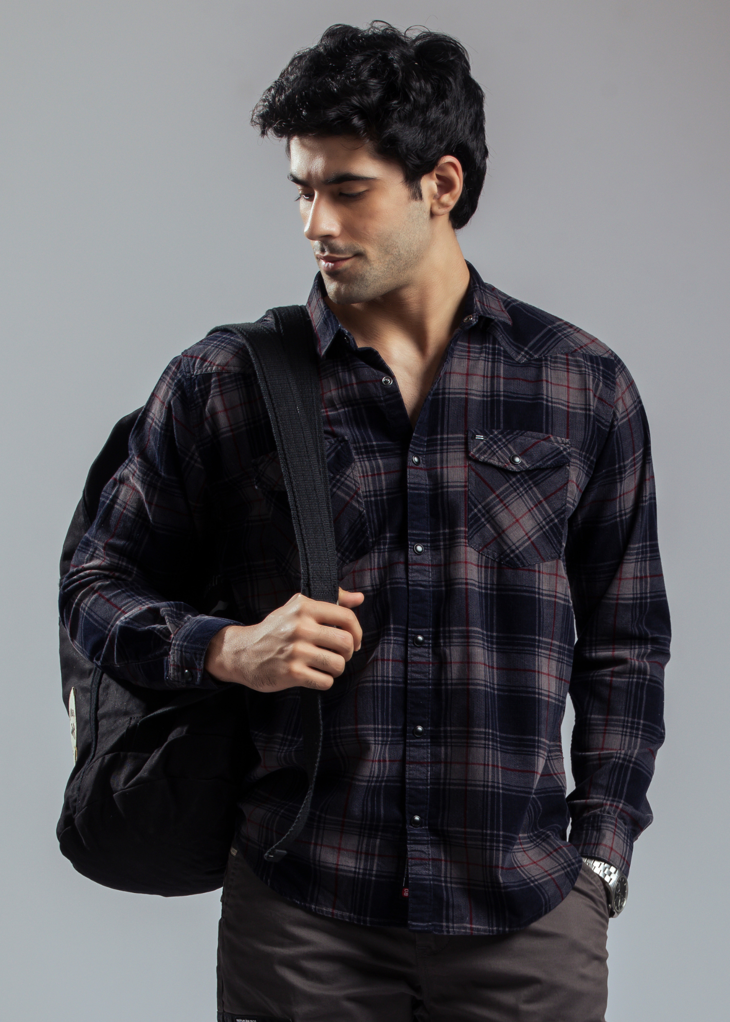 Orlanto Full Sleeve Checked Casual Shirt For Men