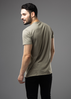 Raw Solid Half Sleeve T-shirt (BUY 1 GET 1)