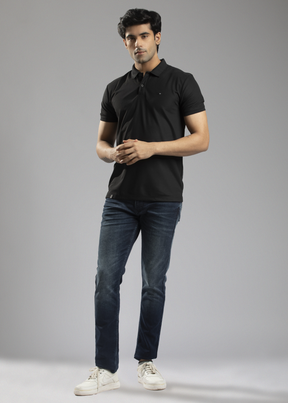 Cherry Half Sleeve Polo T-shirt For Mens