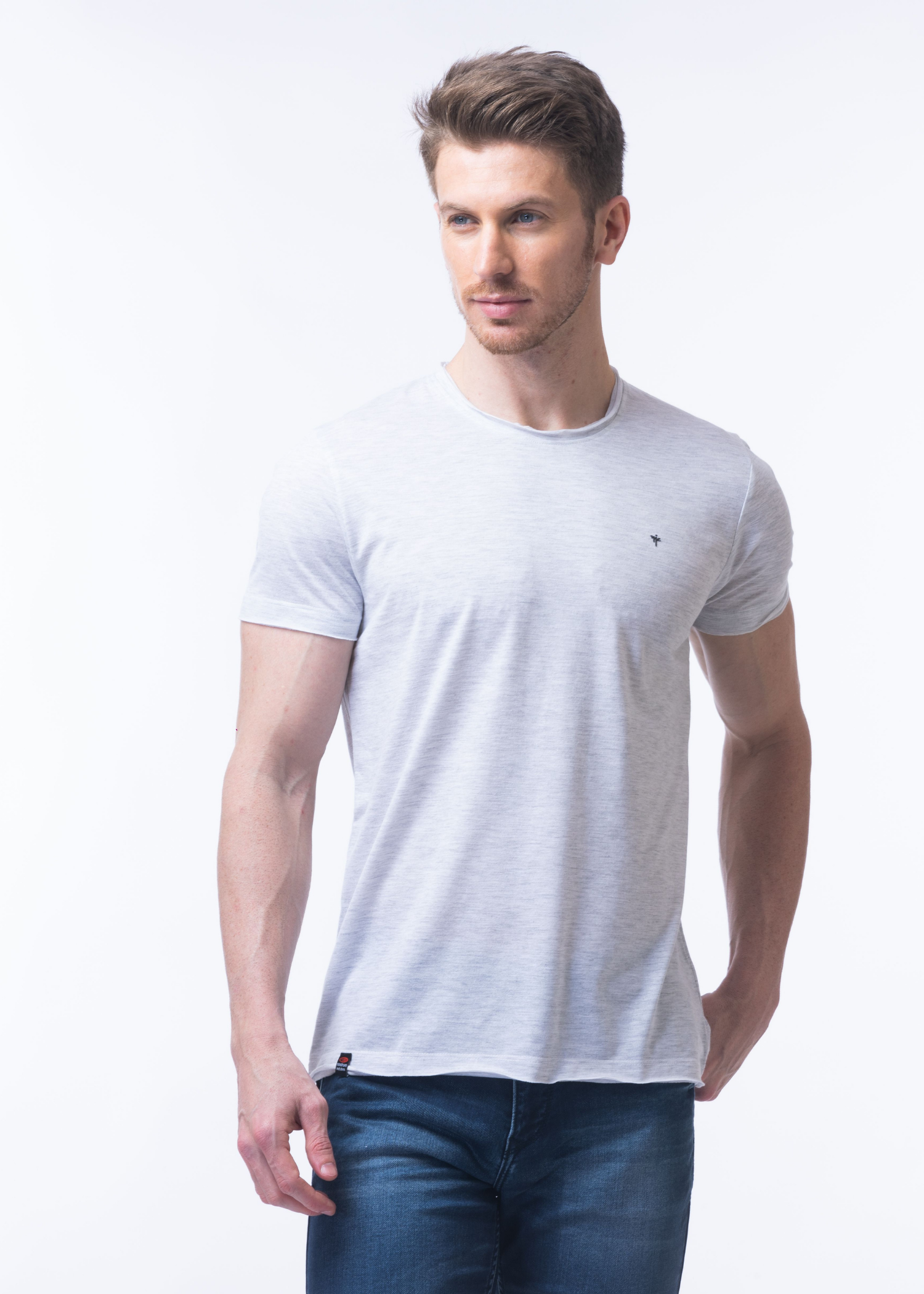 Raw Solid Half Sleeve T-shirt (BUY 1 GET 1)