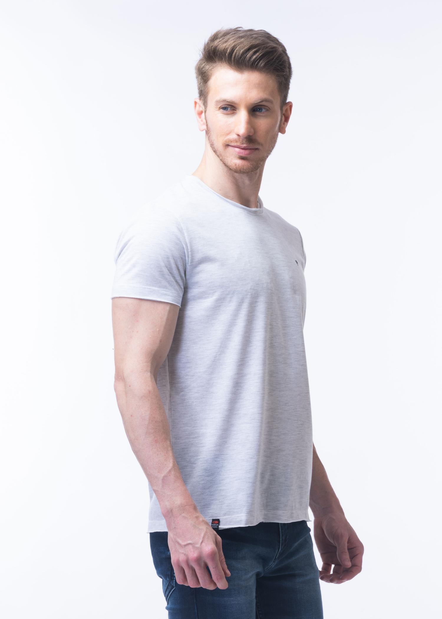 Raw Solid Half Sleeve T-shirt (BUY 1 GET 1)